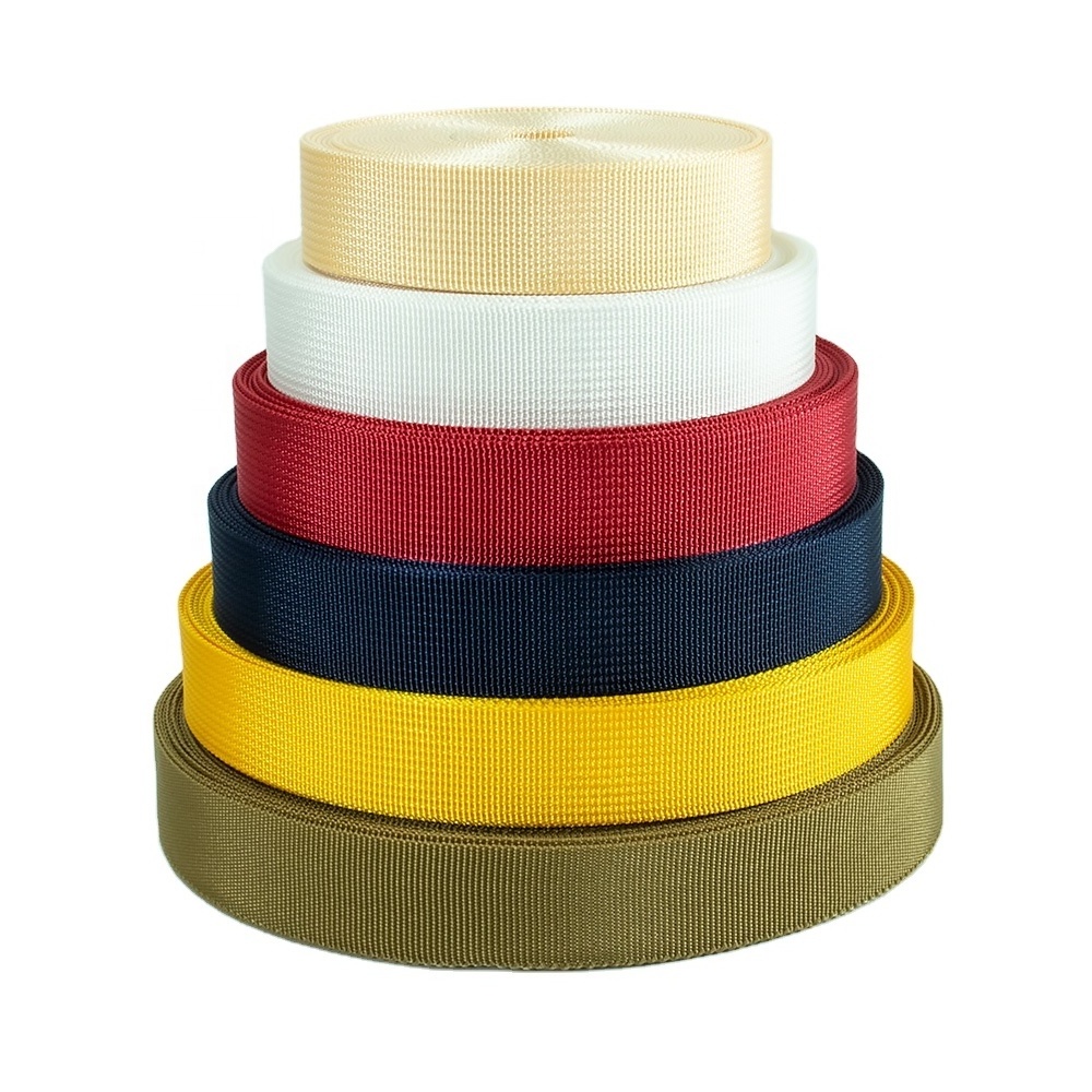 Durable Heavy Duty 1 Inch 2 Inch Custom 100% Polypropylene Nylon Webbing For Bags, Slings, Belts