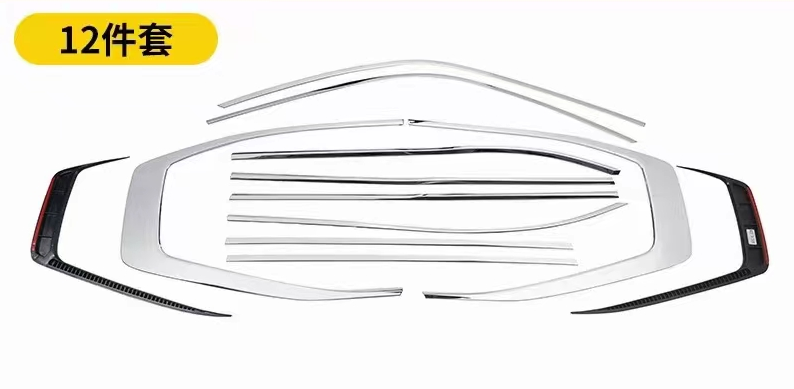 newly arrived LC300 accessories window trim chrome Stainless steel adhesive  for Land cruiser 300 2022 2023 LC300 fj300