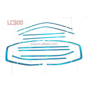 newly arrived LC300 accessories window trim chrome Stainless steel adhesive  for Land cruiser 300 2022 2023 LC300 fj300