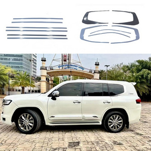 lc200 upgrade  LC300 accessories window trim chrome Stainless steel adhesive  for Land cruiser 200  300 2008-2021