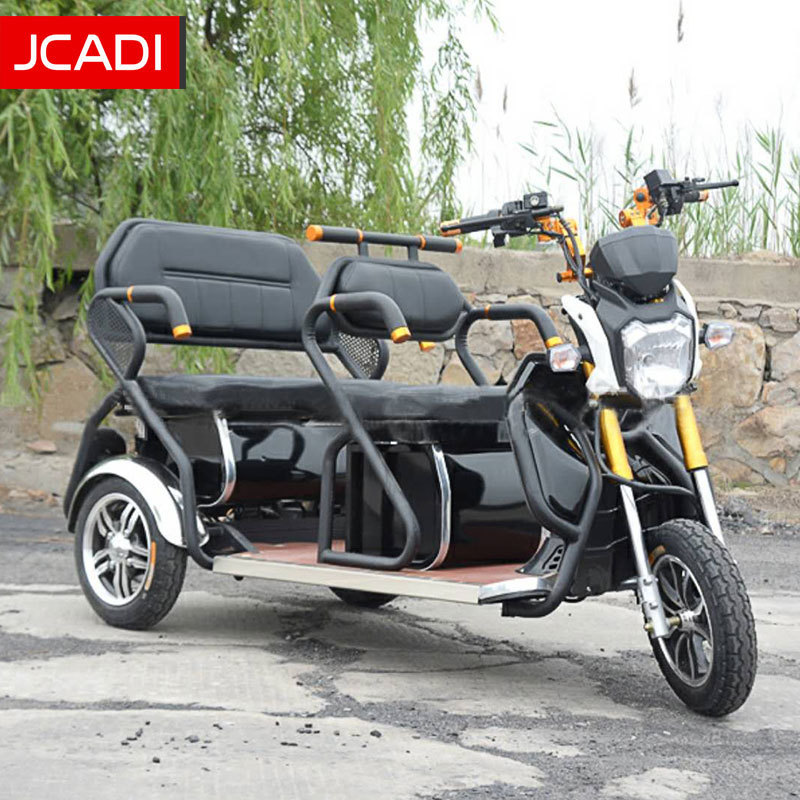 EEC Closed Electric Tricycle Vehicle Customised 1000W Cargo Adult 4 Wheel Electric Bike Motor Bike 4 Tyre Carry 3 Person Open