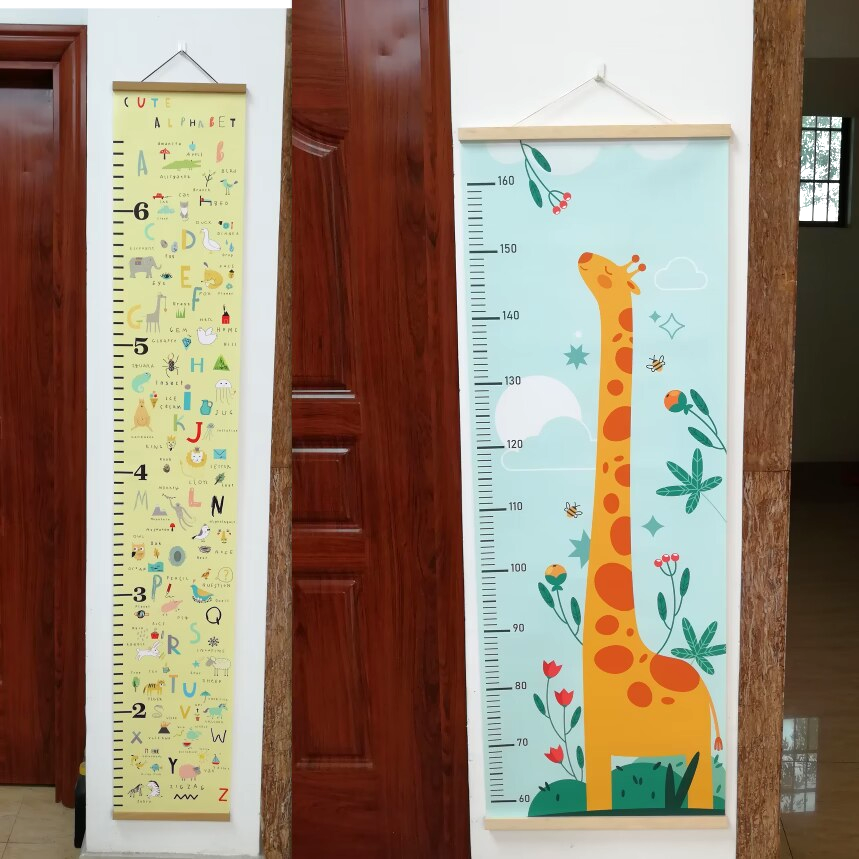 Personalised Children Measuring  Height Growth Chart ruler for Nursery Kid room measurement wall Decor