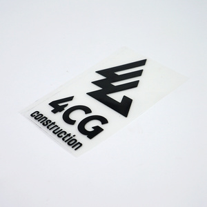 Wholesale Factory Bulk Custom Brand Iron on Size Tag Heat Transfer Labels for Clothing