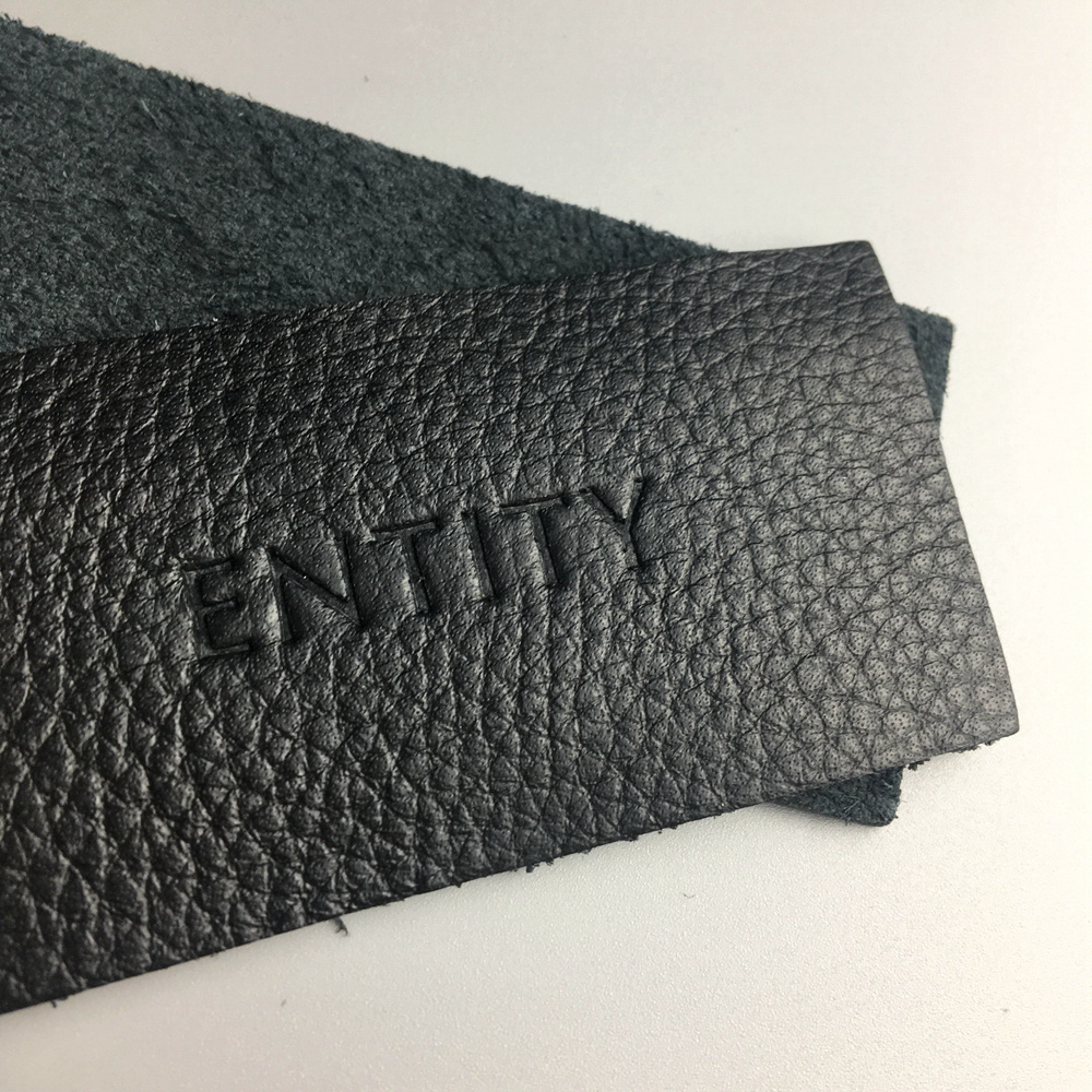 Custom PU/REAL Brand Private Custom leather patch/High Quality Real Leather Embossed