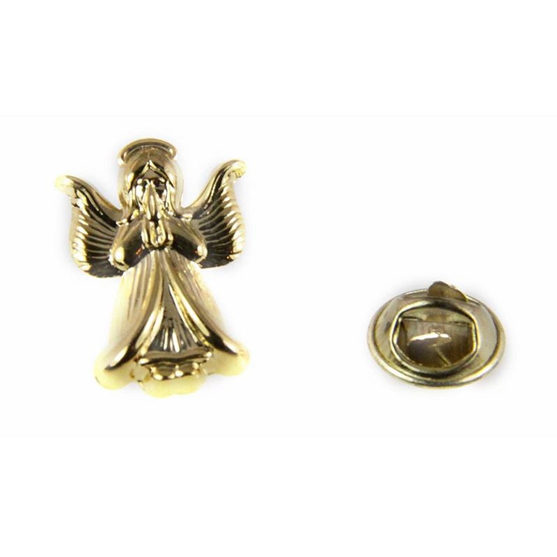 wholesale free sample cheap costom 3D lapel angel pins