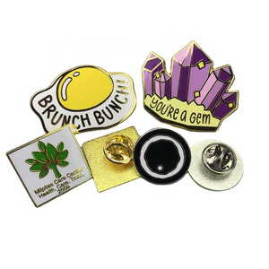 Custom  Metal Crafts Pins Badge Wholesale Lapel Pin Supplier Hard Custom Enamel Pin