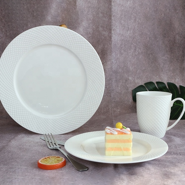 heath ceramics crockery dinner sets wholesale white porcelain fine bone china dinner sets