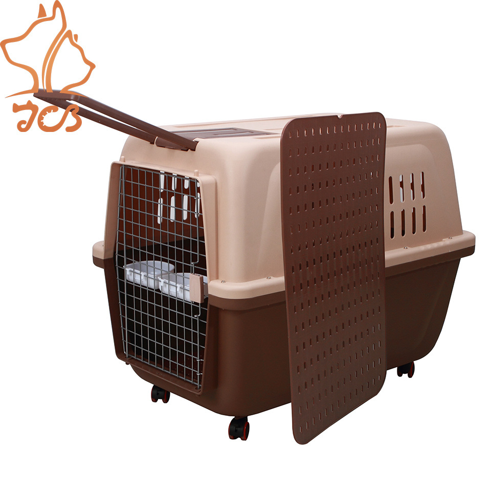 Small corrugated plastic pet air carrier sling for small dogs