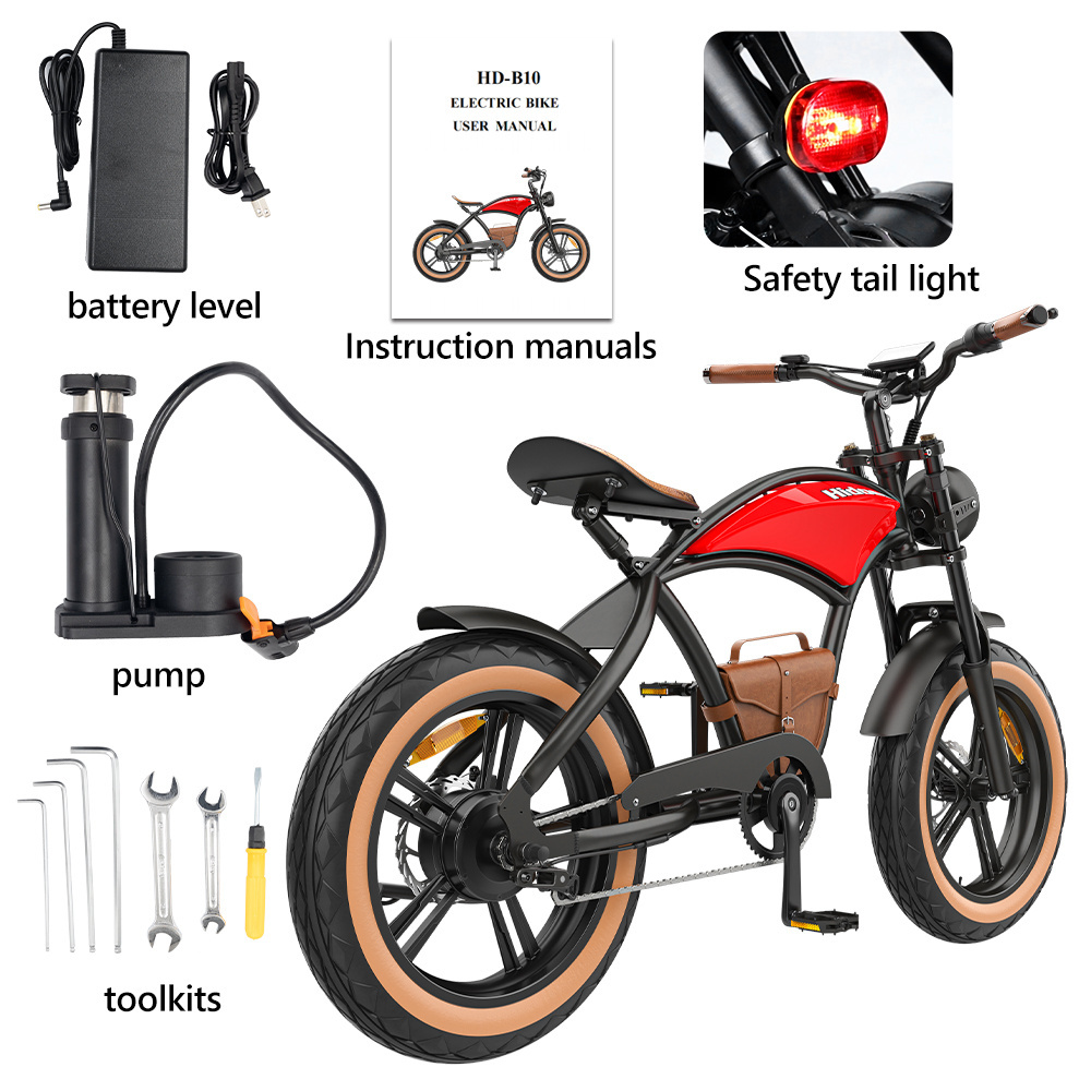 Door To Door Fast Delivery Cheap Hidoes B10 20inch Single Speed Lithium Battery Electric City Bike Retro Ebike Vintage For Sale