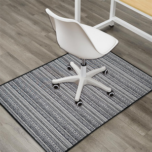 Heavy duty folding protective mat under the chair floor mat polyester office chair floor mats