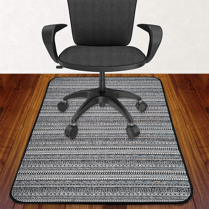 OEM Eco-friendly Non-slip Durable Custom Design Foldable Hardwood Floor Mat Home Gaming Office Chair Mat