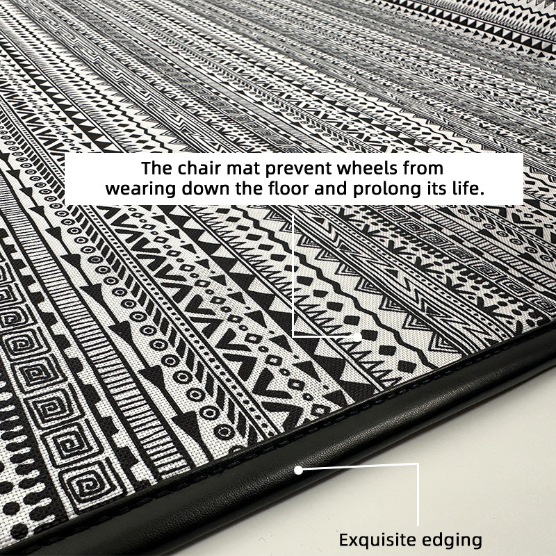 Anti Fatigue Custom Carpet Anti-Slip Floor Protection office Chair Mat for hard floor