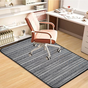 Custom Desk Floor Protector Design Office Computer Chair Floor Mat Gaming Office Chair Mat for hardwood floor