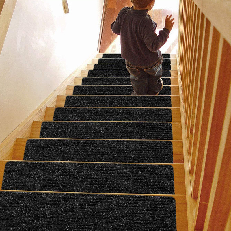 stair case carpet anti slip adhesive treads 30 inch non slip stair tread mat indoor outdoor stair tread carpet