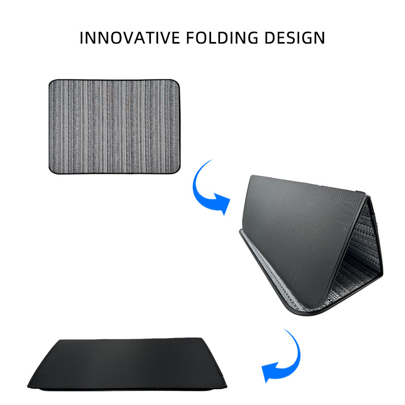 Custom Foldable Different Size Chair Floor Mat Polyester Gaming Computer Work Office Chair Mat With Lip