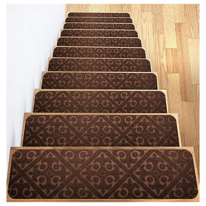 non slip glue backing stair mats carpet stair treads for home