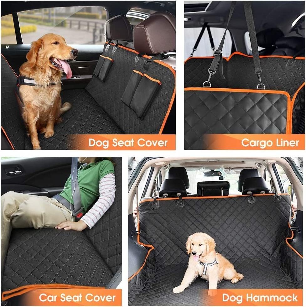 Custom Hammock Car Pet Beds back Booster Anti-collision Portable Travel Dogs Car Seat cover For Outdoor