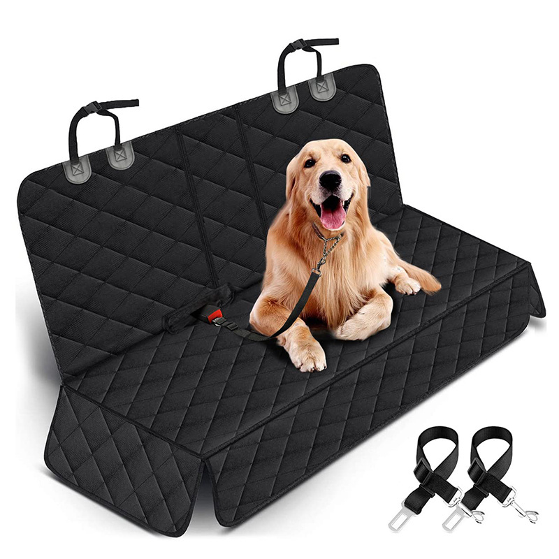 Nonslip Durable Soft Luxury Waterproof Dog pet Hammock dog Car Seat Cover For Back Seat