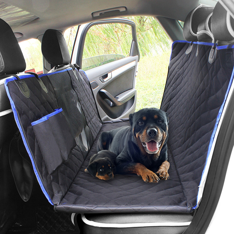 Factory Supply Custom Cats Dogs Hammock Oxford Cloth Waterproof Pet Dog Car Seat Cover for dog back seat