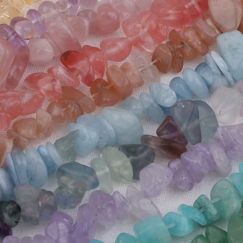 5-8mm Gemstones Crystal Loose Bead Natural Irregular Chip Stone Beads for Jewelry Making