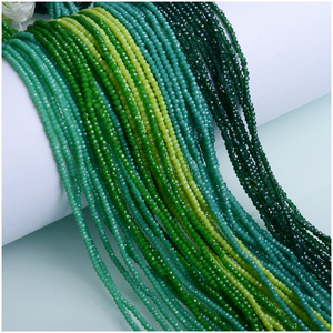 JC crystal faceted rondelle crystal beads for bracelet making ,  multi colors crystals 2mm glass beads