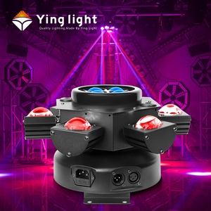 6 Eyes RGB Rotating Laser Stage Light For Dj Disco Night Club KTV Bar