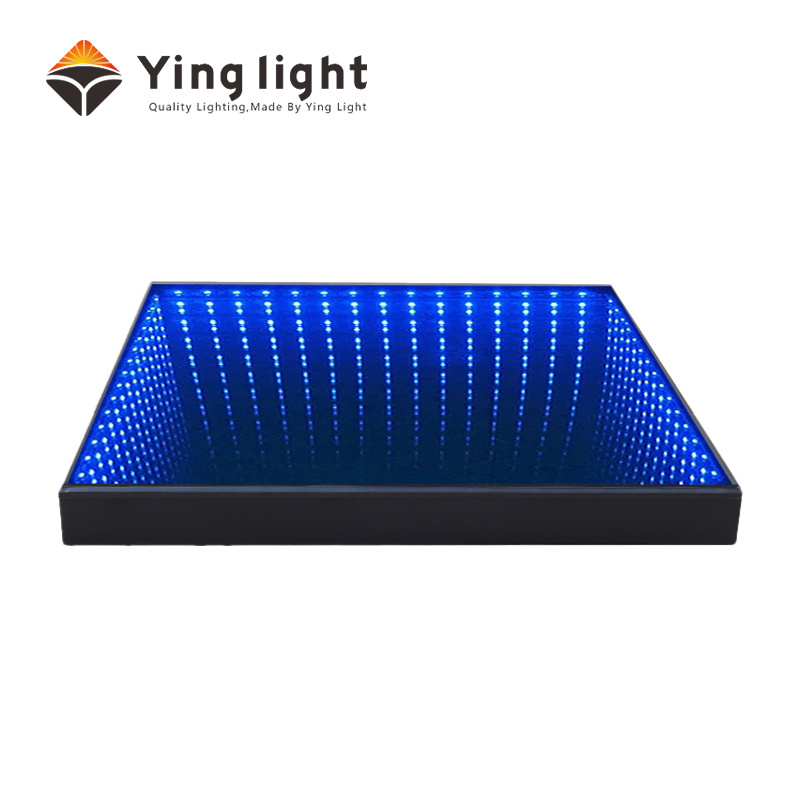 Led Dancing Floor Tempered Glass Magnetic 3D Infinity Mirror Video Light Wedding Party Pixel Led Dance Floor