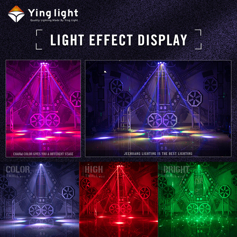 6 Eyes RGB Rotating Laser Stage Light For Dj Disco Night Club KTV Bar