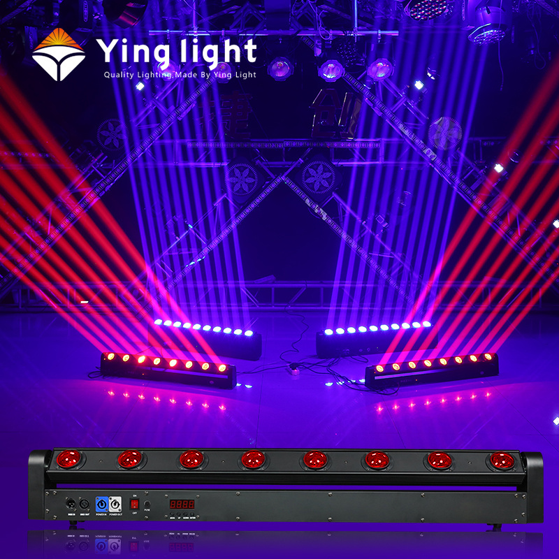 8 Eyes Rgbw Beam Moving Head Led Stage Lighting For Party Night Club Dj Disco Bar Lights