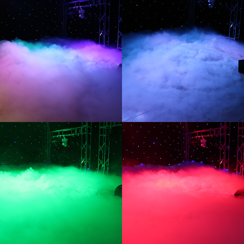 3500w Low Lying Dry Ice Fog Smoke Machine For Wedding Party Stage Events