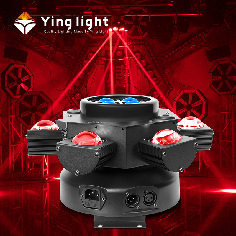 6 Eyes RGB Rotating Laser Stage Light For Dj Disco Night Club KTV Bar