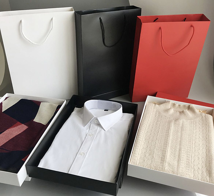 Tshirt box t-shirt packaging presentation t-shirt clothes storage box