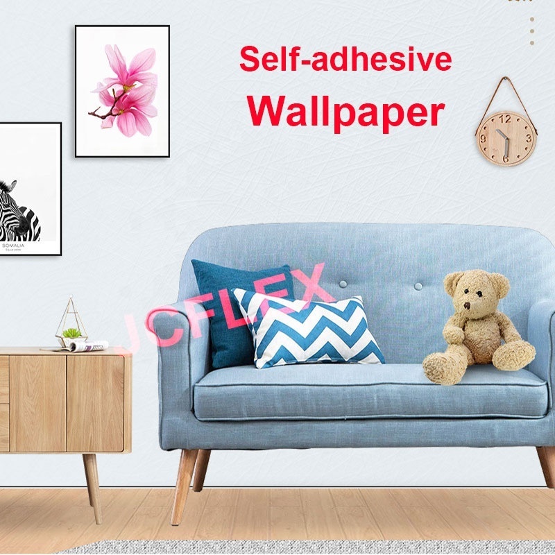 Eco Solvent UV Printable Peel And Stick Self Adhesive Wallpaper Covering For Home Decoration