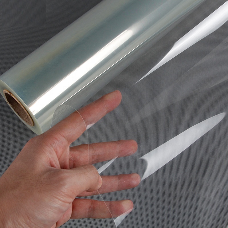 Optically Clear Adhesive Film Transparent Crystal PET Plastic Film Top Coated