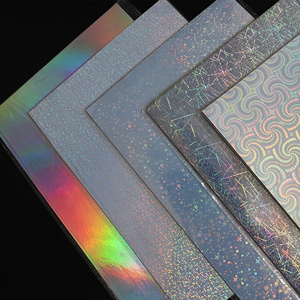 Holographic A4 Printable Vinyl Sticker Paper Waterproof Rainbow Stickers Printer Vinyls Custom Sticker 50 Pcs