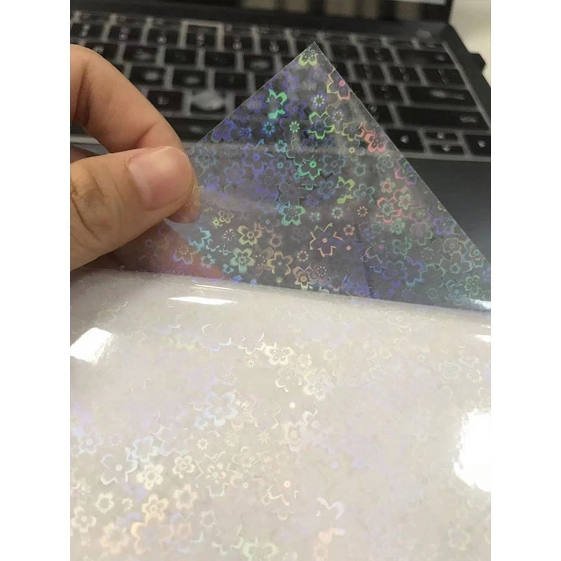 Hot Selling Transparent A4 Photo Holographic Cold Lamination Film Glossy/Matte Free Samples Vinyl Paper PVC Adhesive Vinyl