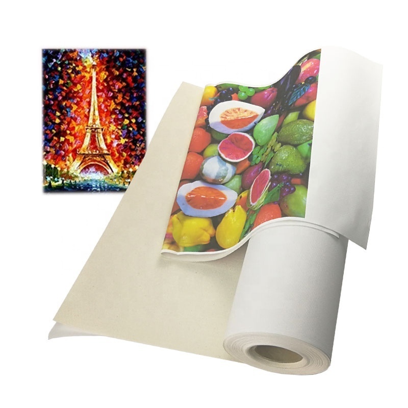 Self Adhesive Vinyl Roll PVC Printable Car Wrap Waterproof Eco-solvent Inkjet Digital Printing Blank Canvas Fabric Paper Roll