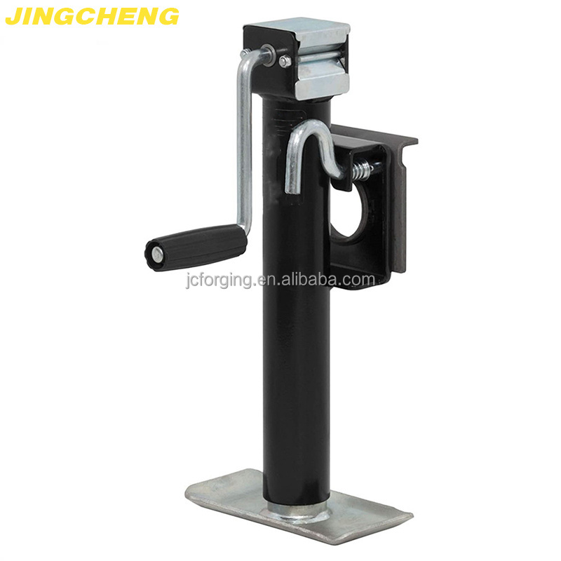 2000lbs 7000lbs Adjustable Black Drop Down Caravan Stabilizer Trailer Support Jack Legs With Handle in stock