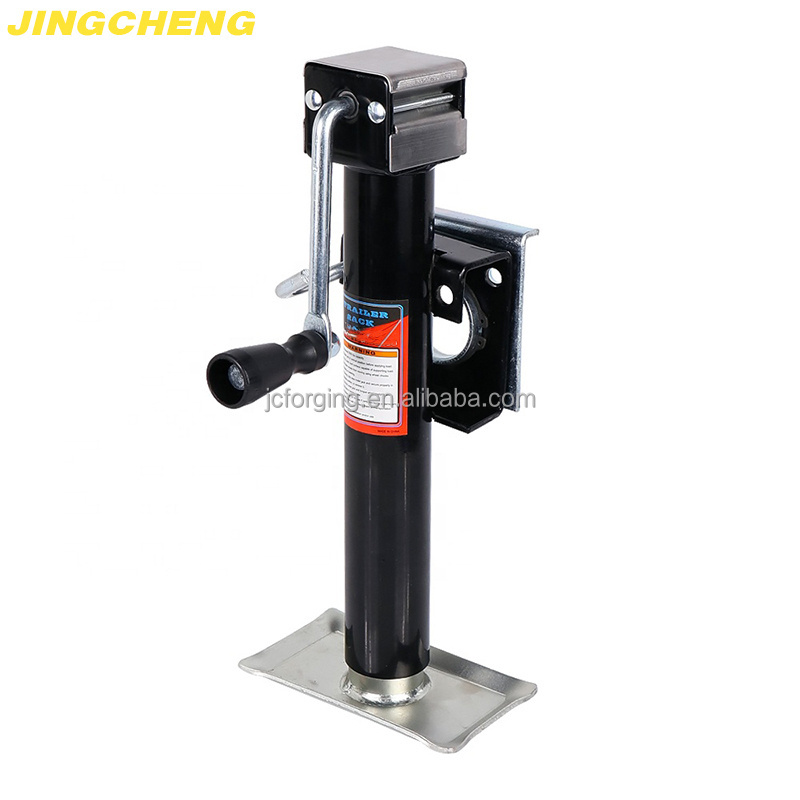 2000lbs 7000lbs Adjustable Black Drop Down Caravan Stabilizer Trailer Support Jack Legs With Handle in stock