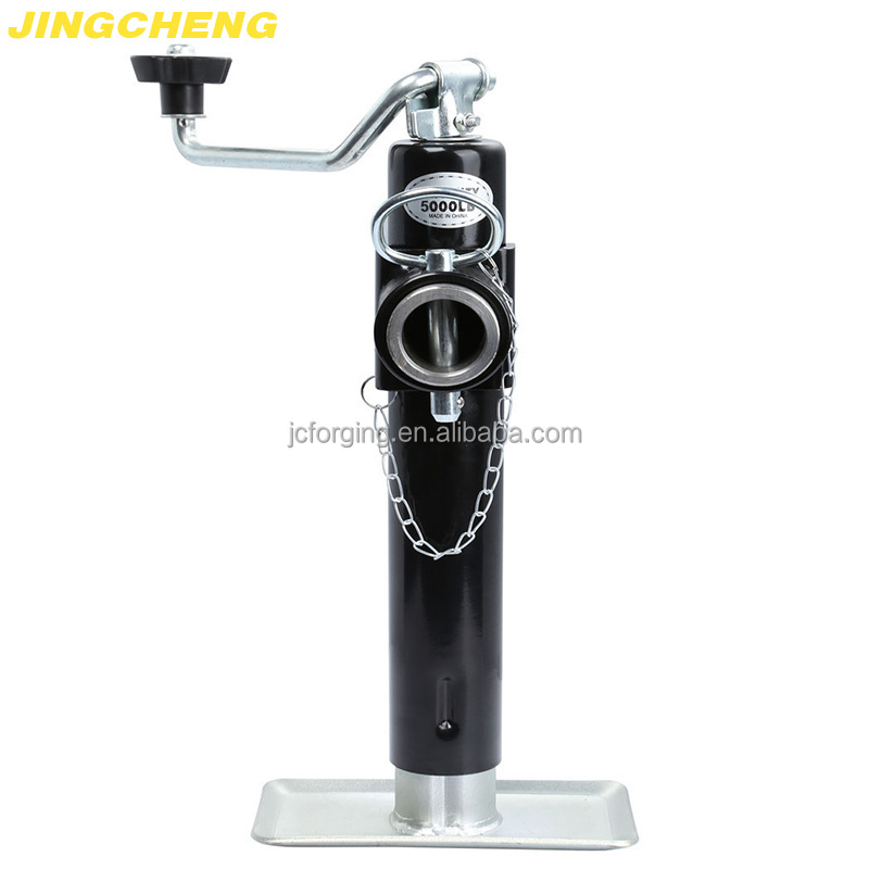 2000lbs 7000lbs Adjustable Black Drop Down Caravan Stabilizer Trailer Support Jack Legs With Handle in stock