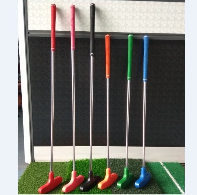 Factory hot sale double side rubber head Kids mini golf putter club