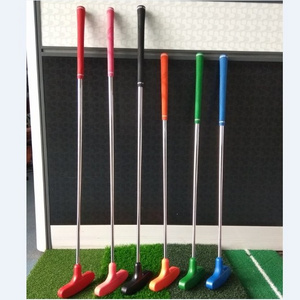 Factory hot sale double side rubber head Kids mini golf putter club