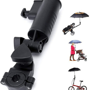 Adjustable Strong golf umbrella stand, Universal Size Golf push Cart trolley bicycle baby stroller umbrella holder