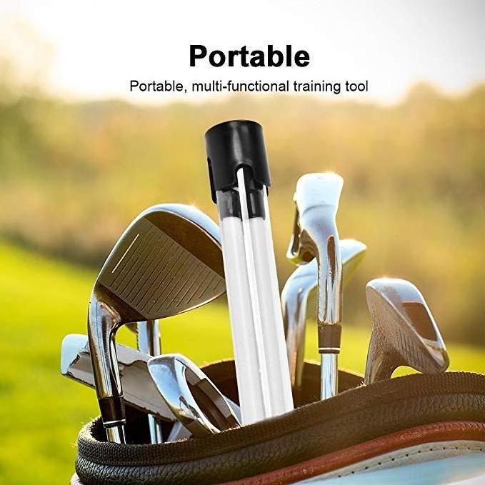 Golf Swing Alignment Rods, 1 Pair Golf Practice Exercise Rods Training Aid Indicator Alignment Sticks