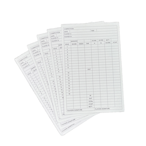 15x10cm Golf Golf Scorecards Record sheet Score Keeper Card Golf Shot and Stat Tracking