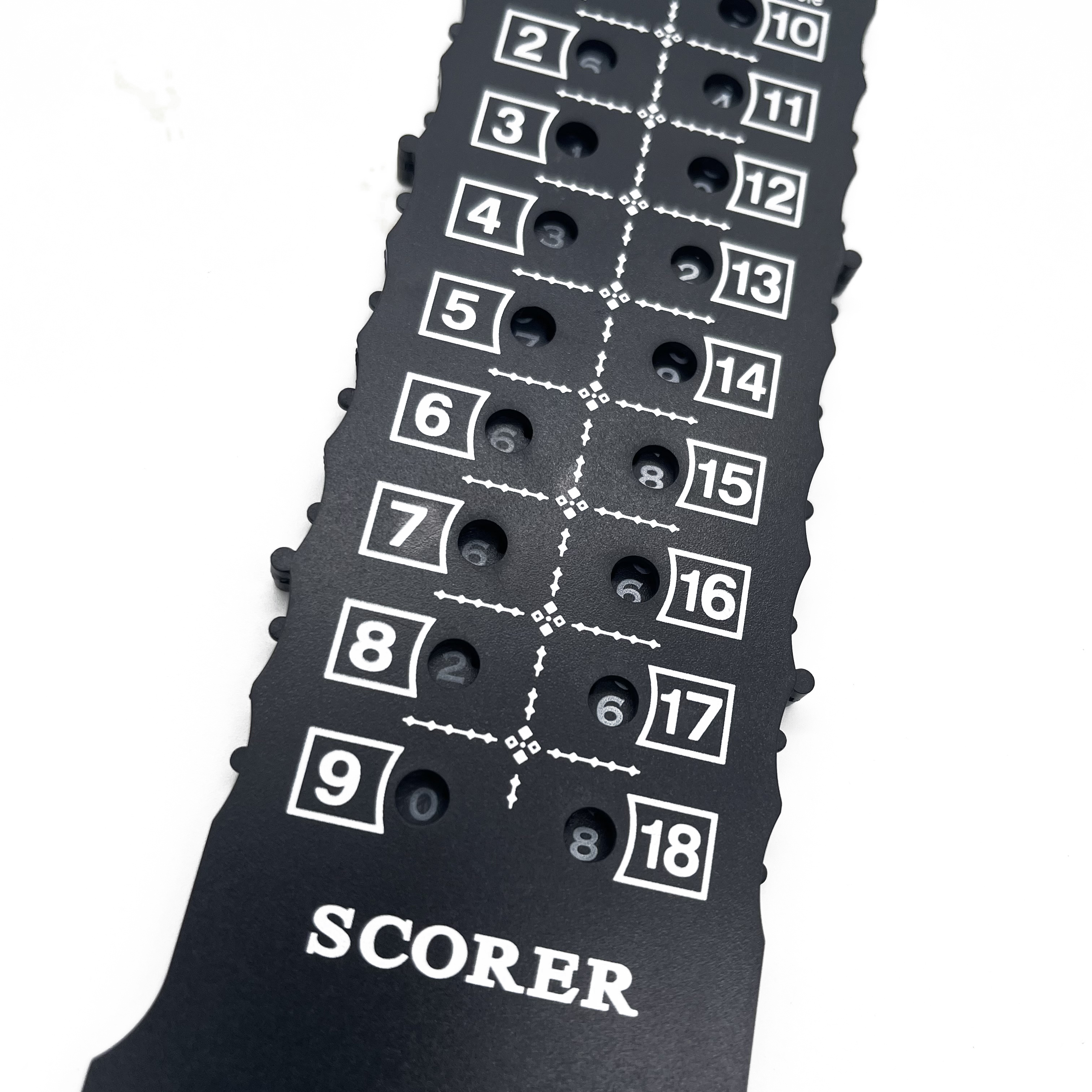 1-9 Plastic Golf Stroke score Counter for 18 holes golf scorer