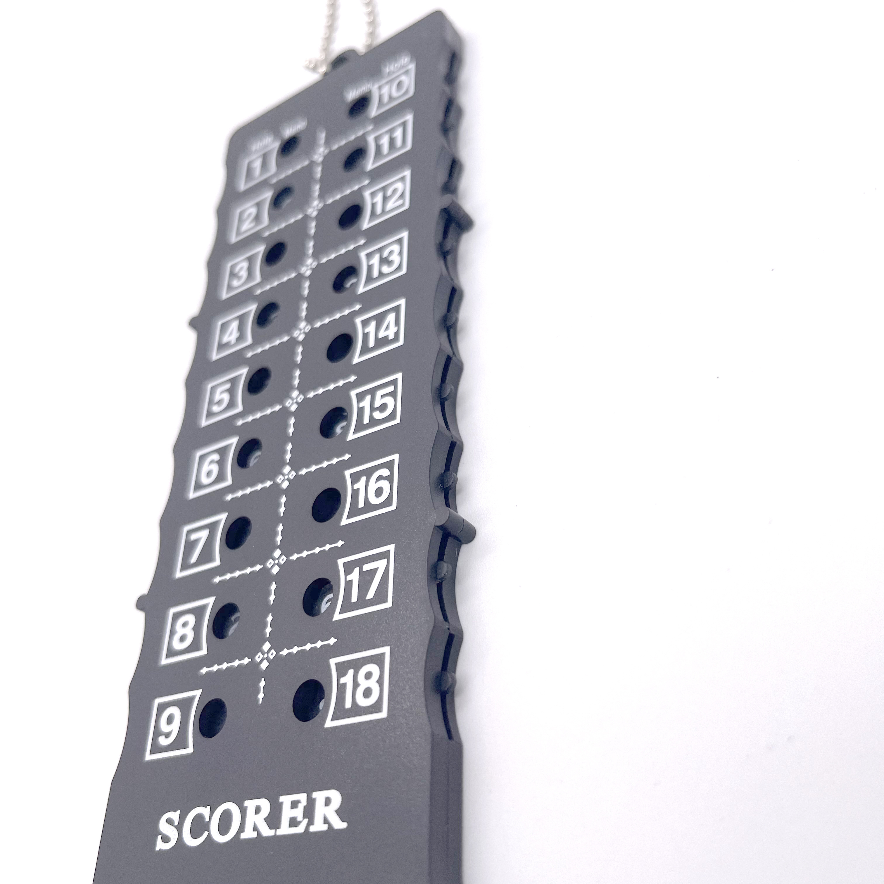 1-9 Plastic Golf Stroke score Counter for 18 holes golf scorer