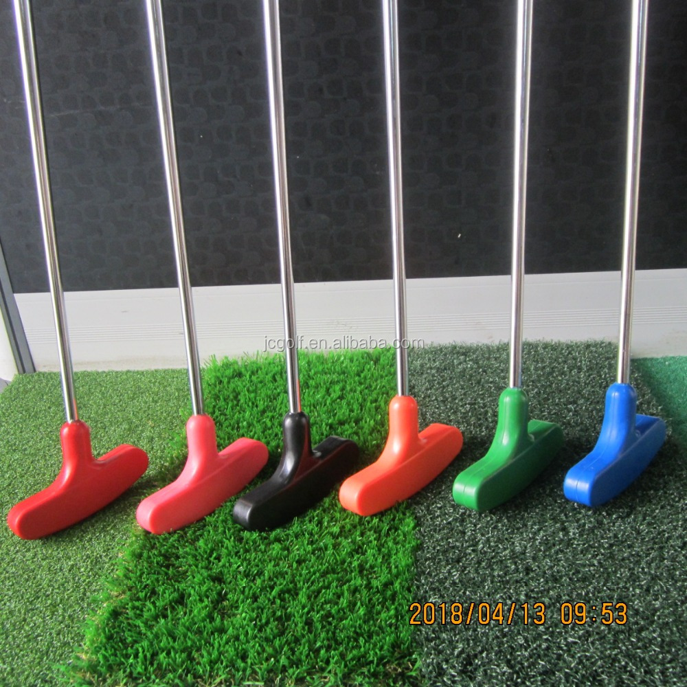 Factory hot sale double side rubber head Kids mini golf putter club