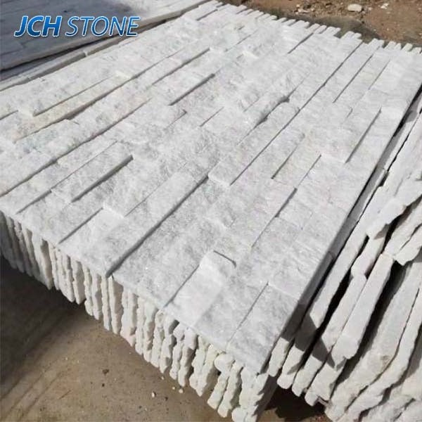 White natural Quartzite Ledge stone Culture Stone Wall Panels