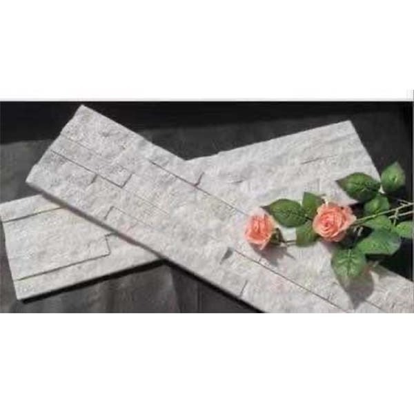 White natural Quartzite Ledge stone Culture Stone Wall Panels